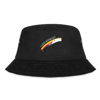i like Germany with Milk - Bucket Hat - Schwarz - Vorne - Lela (165cm)
