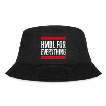 HMDL for Evth - Alhamdulillah for everything - Bucket Hat - black - Front - Lela (165cm)