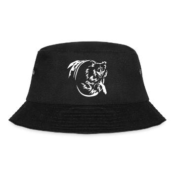 Australian Shepherd "Black Edition" - Bucket Hat - black - Front - Lela (165cm)