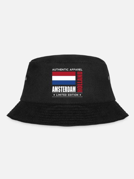 Amsterdam - Bucket Hat - Schwarz