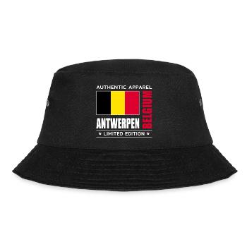 Antwerpen - Bucket Hat - Schwarz - Vorne - Lela (165cm)