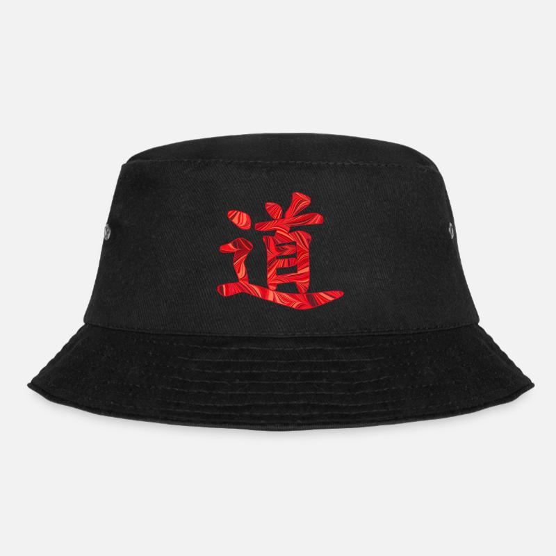 chinesisches schriftzeichen der weg e 18 - Bucket Hat - Schwarz