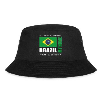 Brazil - Bucket Hat - Schwarz - Vorne - Lela (165cm)