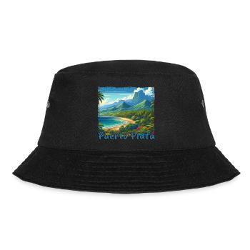 Puerto Plata: Beach Vacation with Mountain Scenery & - Bucket Hat - black - Front - Lela (165cm)