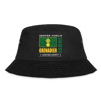 Grenadier - Bucket Hat - Schwarz - Vorne - Lela (165cm)