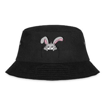 Lapin mignon dans poche, so cute! - Bob - noir - Devant - Lela (165cm)