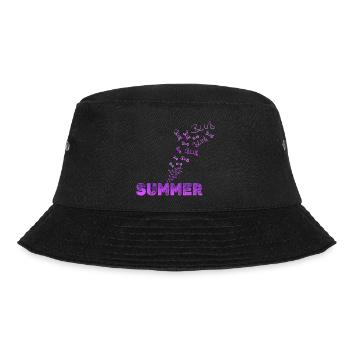 Spaßig Summer - Bucket Hat - Schwarz - Vorne - Lela (165cm)