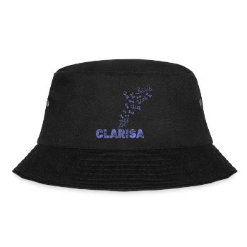 Geschenk für Clarisa - Bucket Hat - Schwarz - Vorne - Lela (165cm)