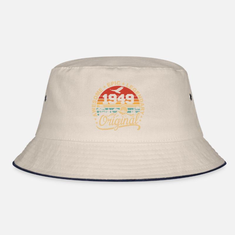 Original 1949 Retro 1949 Geburtstagsgeschenk Bucket Hat