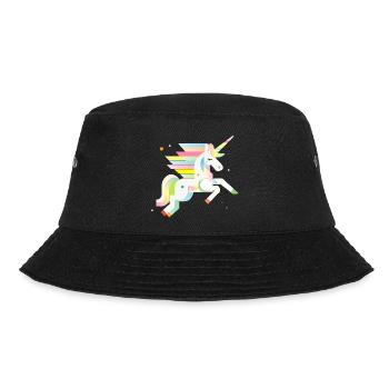 Licorne géométrique délicate – Rêveuse et magique - Bob - noir - Devant - Lela (165cm)