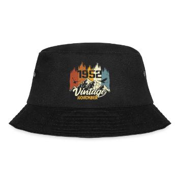73rd birthday - legendary since November 1952 - Bucket Hat - black - Front - Lela (165cm)
