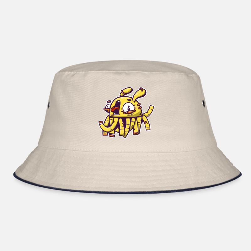 yellow crop Bucket Hat