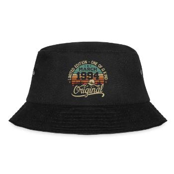 Original März 1994 Geburtstagsgeschenk März 1994 - Bucket Hat - Schwarz - Vorne - Lela (165cm)