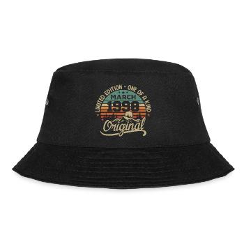 Original March 1998 Birthday Gift March 1998 - Bucket Hat - black - Front - Lela (165cm)