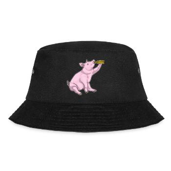 Bouteille de bière de porc - Bob - noir - Devant - Lela (165cm)