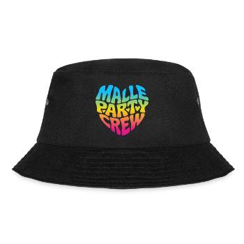 Malle Party Crew - Bucket Hat - Schwarz - Vorne - Lela (165cm)