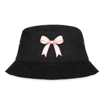 süße Schleife - Bucket Hat - Schwarz - Vorne - Lela (165cm)