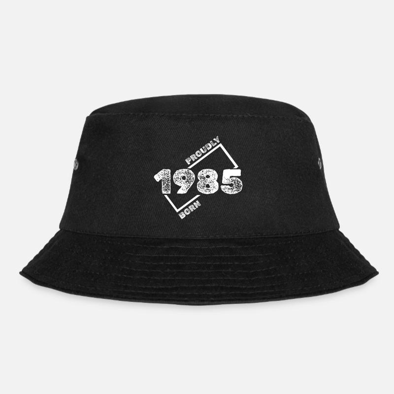 Geboren 1985 - Bucket Hat - Schwarz