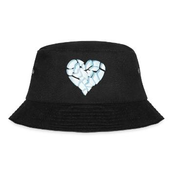 Cœur brisé de glace – Forme Cœur brisé - Bob - noir - Devant - Lela (165cm)