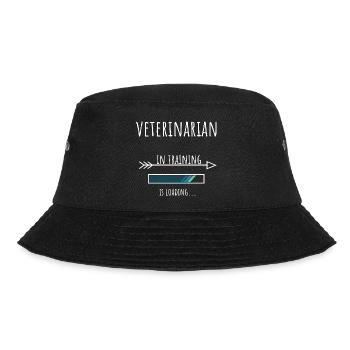 Veterinarian Gift Profession Training Veterinarian - Bucket Hat - black - Front - Lela (165cm)