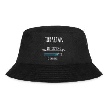 Librarian Gift Profession Education Librarian - Bucket Hat - black - Front - Lela (165cm)