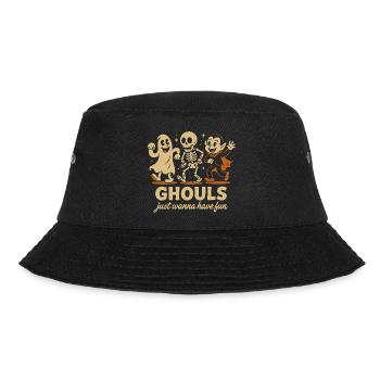Ghule wollen einfach nur Spaß haben Halloween-Design - Bucket Hat - Schwarz - Vorne - Lela (165cm)