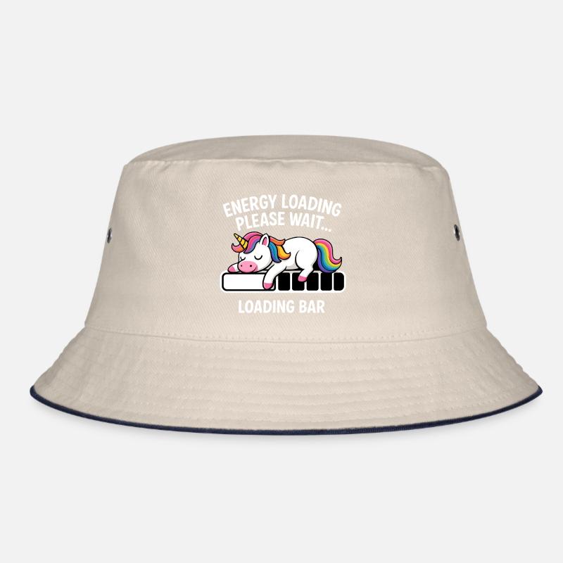 Einhorn Energie Loading Please Wait Bucket Hat