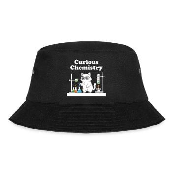 Curious Chemistry Cat - Bucket Hat - black - Front - Lela (165cm)