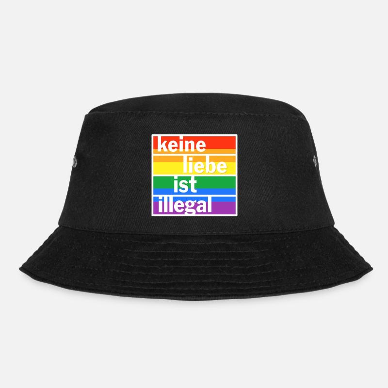Keine Liebe ist illegal - Bucket Hat - Schwarz