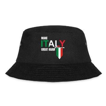 Make Italy Great Again - Bucket Hat - black - Front - Lela (165cm)