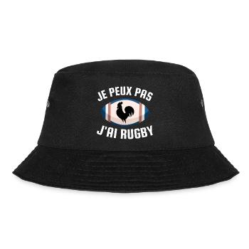 I can't I have rugby - Bucket Hat - black - Front - Lela (165cm)