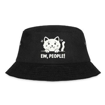 Ew, People! - Bucket Hat - black - Front - Lela (165cm)