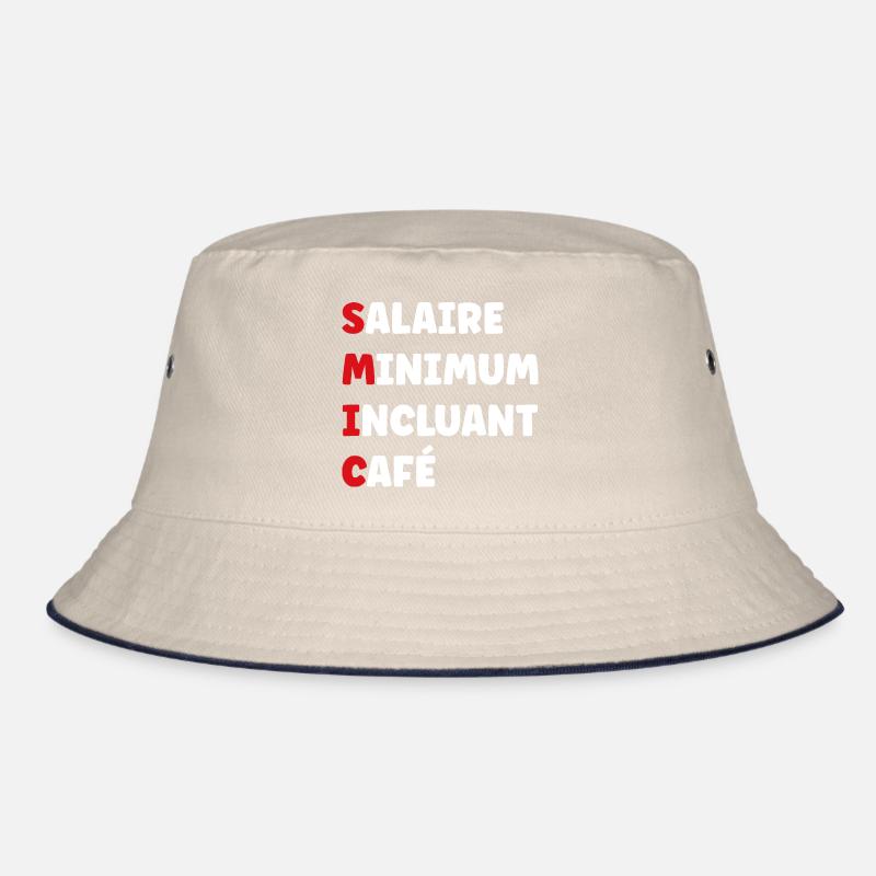 Minimum Wage Including Coffee SMIC Bucket Hat