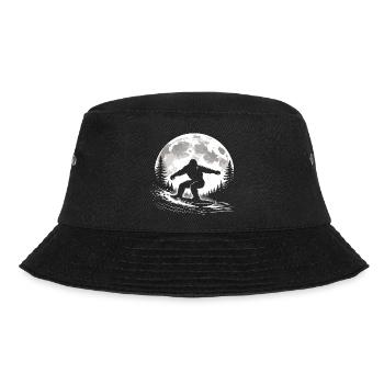Bigfoot Surfing - Bucket Hat - black - Front - Lela (165cm)
