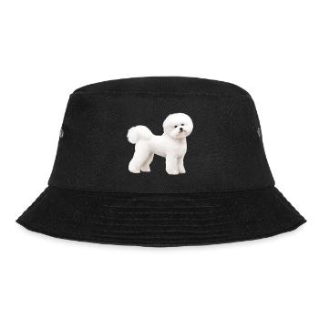 Bichon Frisé réaliste - Bob - noir - Devant - Lela (165cm)
