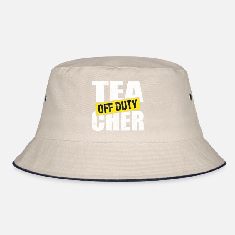 Teacher Time Out Off Duty Bucket Hat