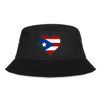 Drapeau du cœur de Porto Rico - Bob - noir - Devant - Lela (165cm)
