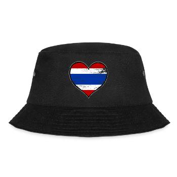 Drapeau du cœur de Thaïlande utilisé - Bob - noir - Devant - Lela (165cm)
