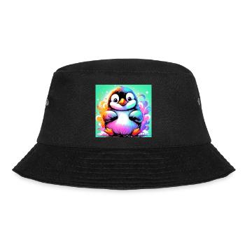 penguin - Bucket Hat - black - Front - Lela (165cm)