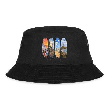 Uruguay Vacation Travel – South America Beach & Culture - Bucket Hat - black - Front - Lela (165cm)