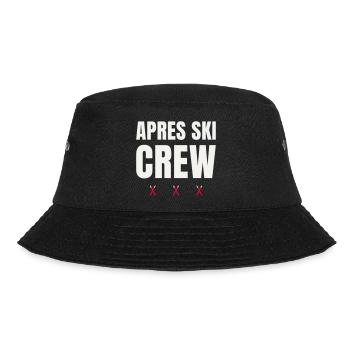 Après Ski Crew Wintersport Ski Gruppe Partnerlook - Bucket Hat - Schwarz - Vorne - Lela (165cm)