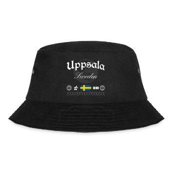 Souvenir de voyage streetwear à Uppsala, Suède - Bob - noir - Devant - Lela (165cm)
