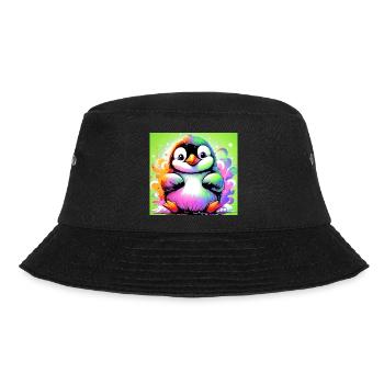 penguin - Bucket Hat - black - Front - Lela (165cm)