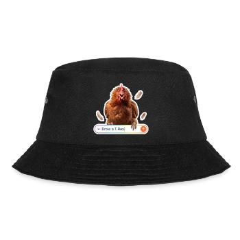 NOAI Trex - Bucket Hat - Schwarz - Vorne