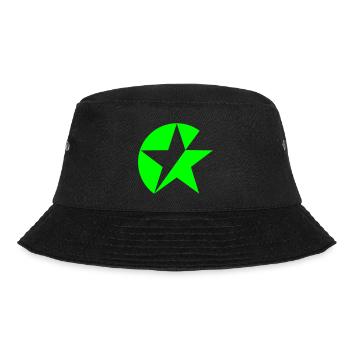 Syndicalistic Star - Bucket Hat - Schwarz - Vorne - Lela (165cm)