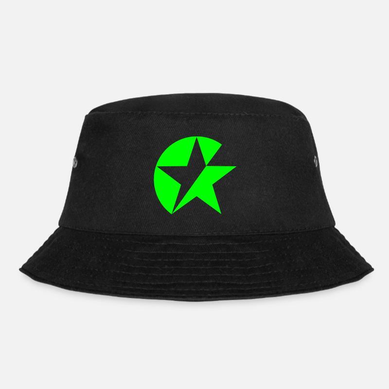 Syndicalistic Star - Bucket Hat - Schwarz
