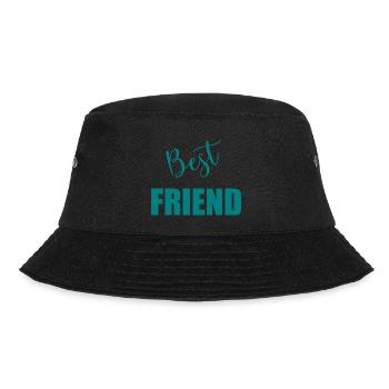 BEST FRIEND - Bucket Hat - black - Front - Lela (165cm)