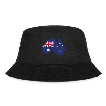 Australien - Bucket Hat - Schwarz - Vorne - Lela (165cm)