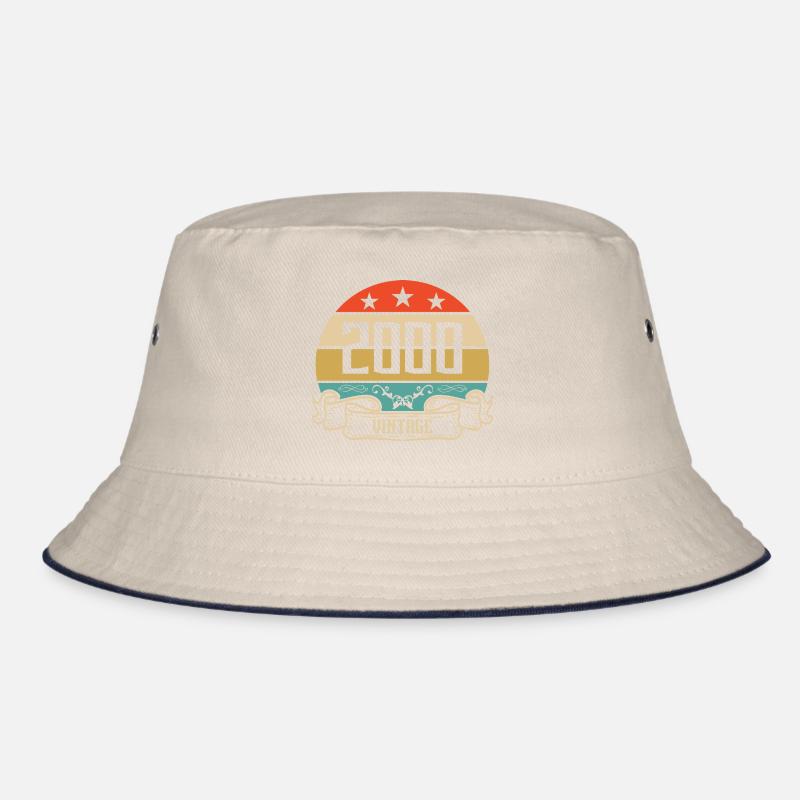 2000 Vintage Geburtstag Retro Classic Bucket Hat