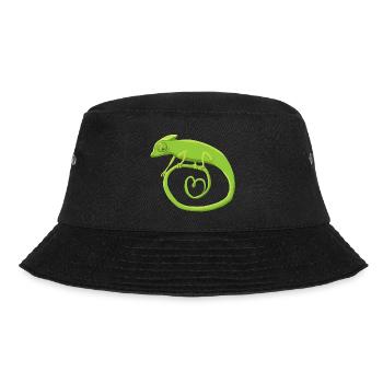Caméléon sonnant avec le cœur - Bob - noir - Devant - Lela (165cm)